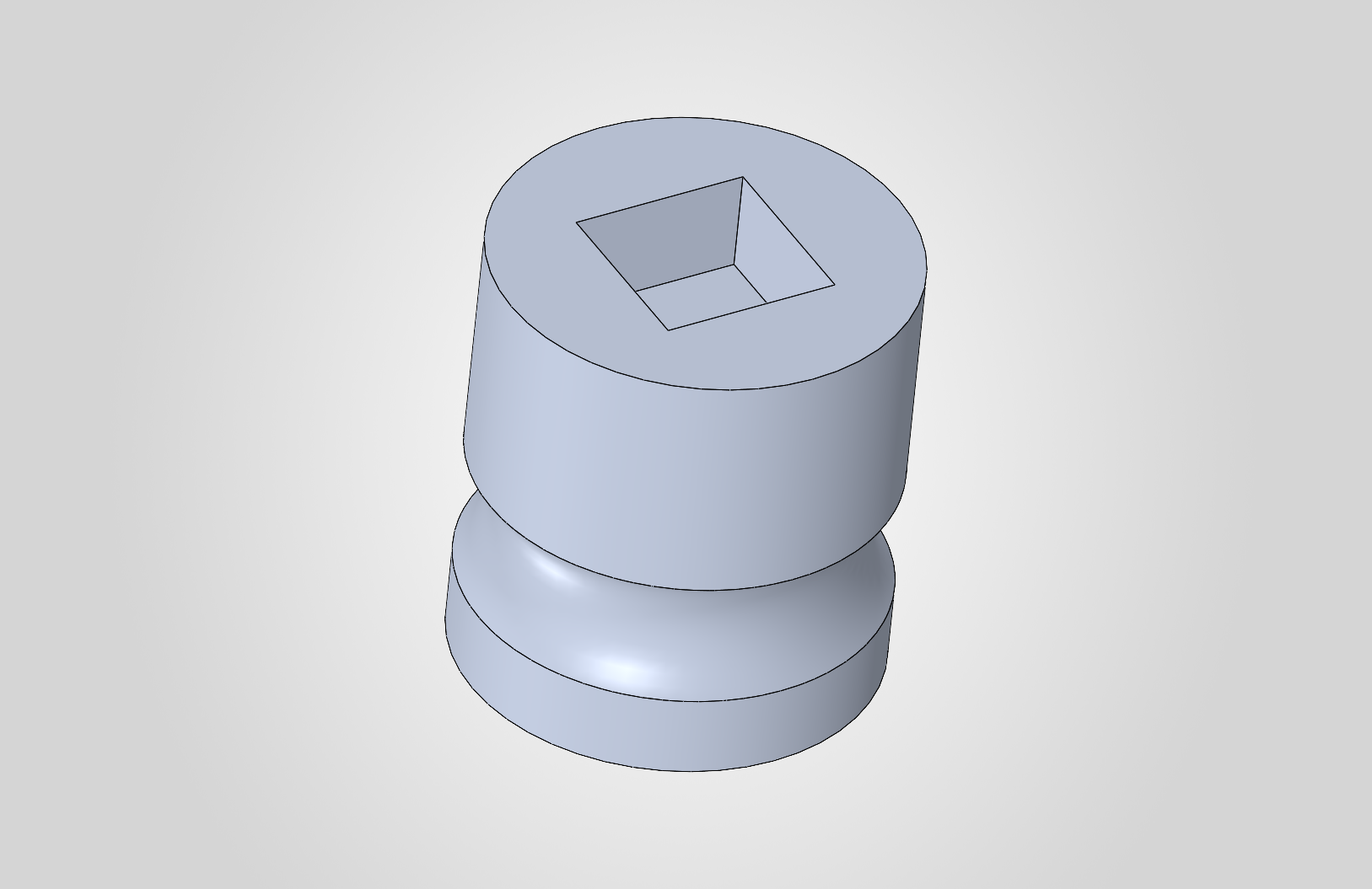 Lower beam CAD model
